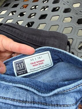 GAP True Skinny High Rise Jeans - Light Blue